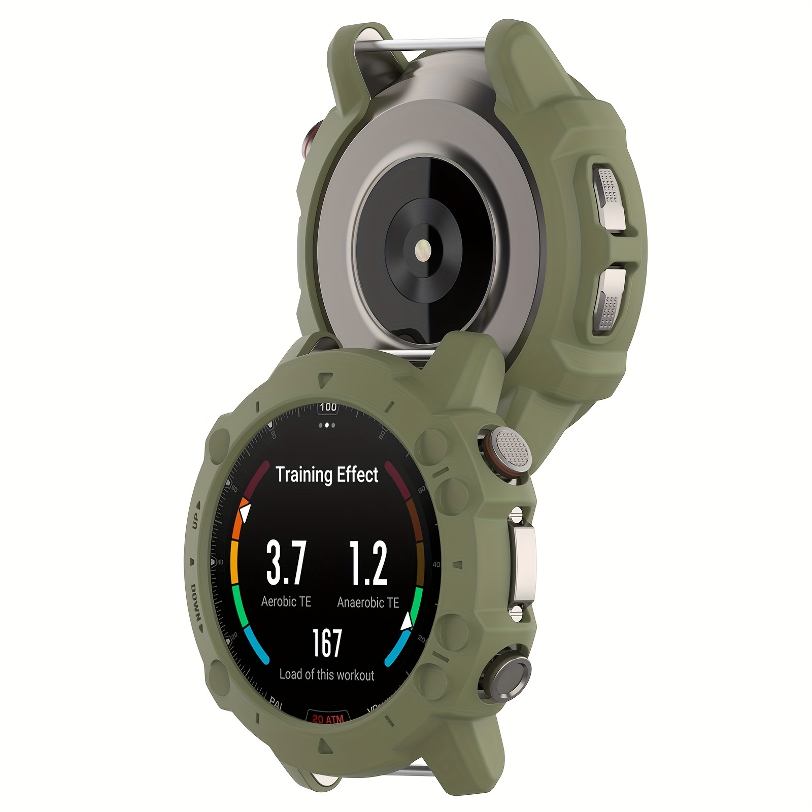 Para Amazfit GTR 4 / GTR 4 Pro Armor Hollow TPU Watch Case (Negro)