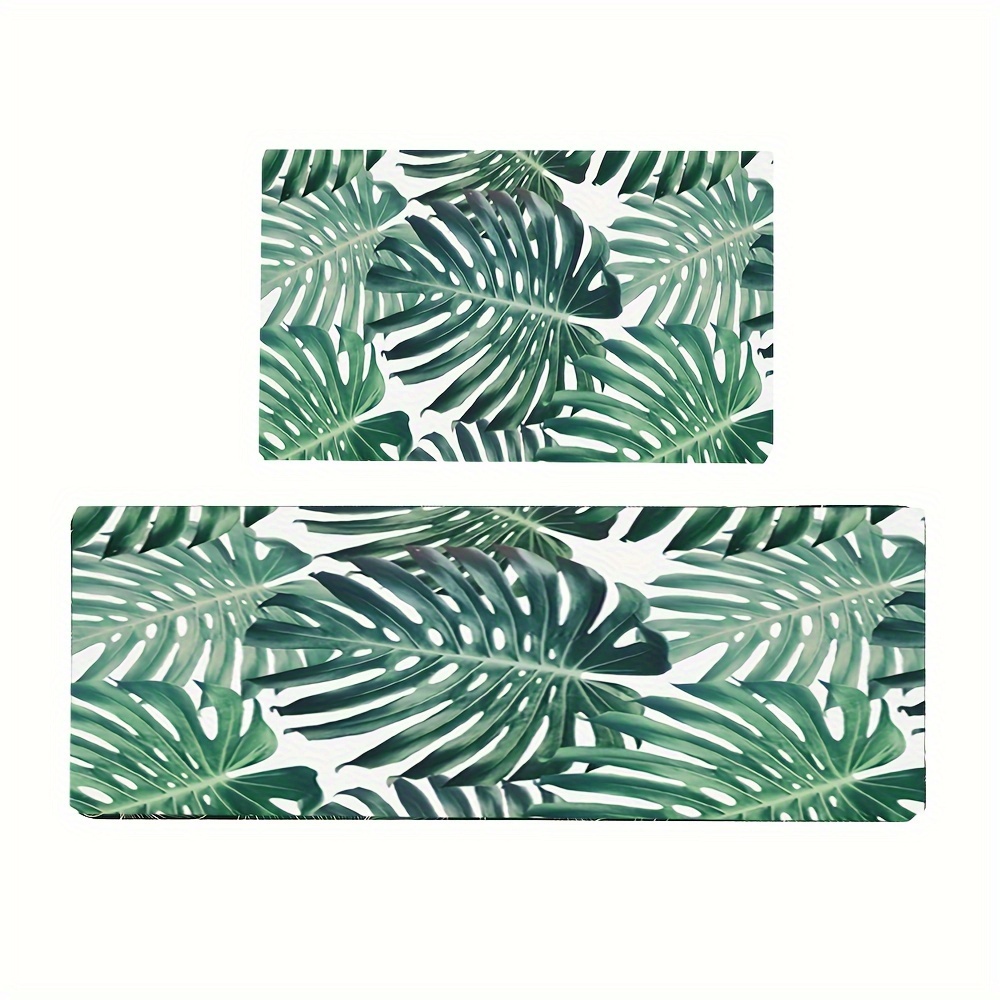 Memory Foam Kitchen Mat Magnolia And Sage Print Carpet - Temu