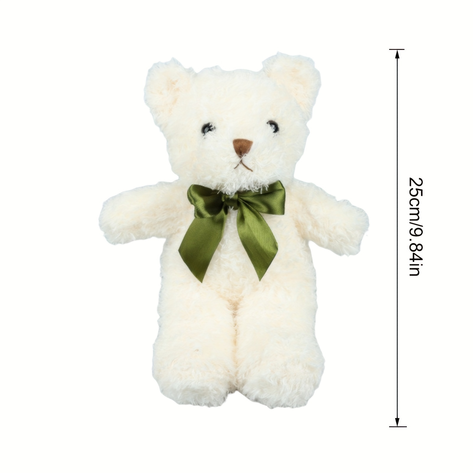 25cm 9.84in Lindo Oso De Peluche Juguete De Peluche Muñeca - Temu