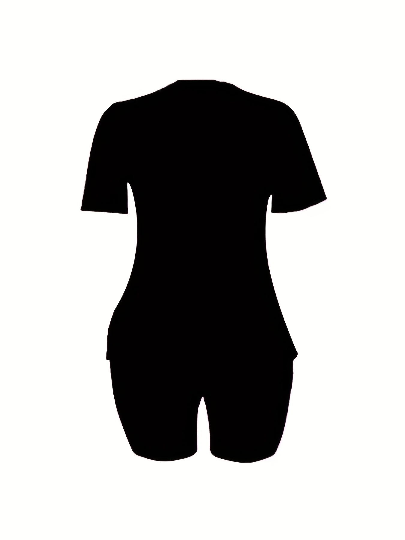 Women's Plus Graphic Print Tee & Shorts Set