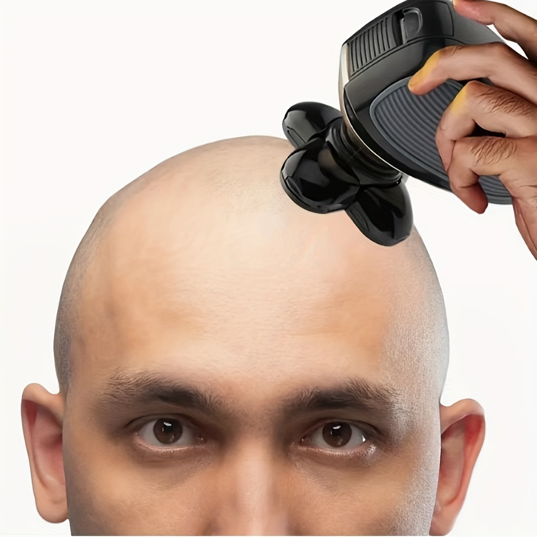 Afeitadora eléctrica para hombre calvo, cortapelos inalámbrico, recortador de pelo nasal, recortadora de pelo sin dolor, afeitado rápido