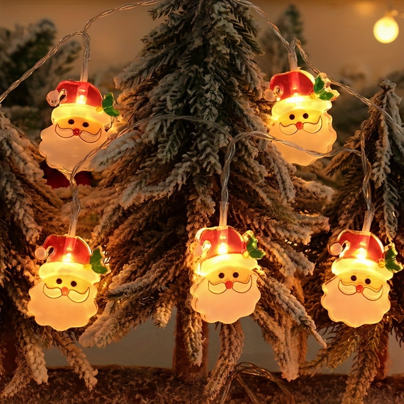 Déco Noël: guirlande lumineuse extérieur et sapins  Guirlande lumineuse  exterieur, Couronne de noël lumineuse, Guirlande lumineuse