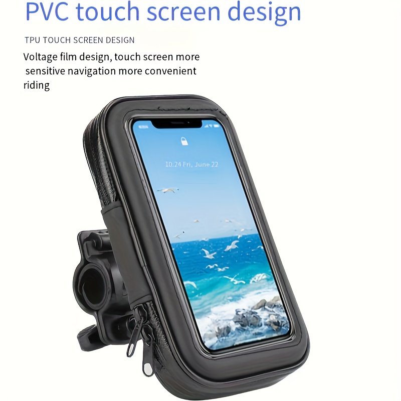 Bicycle Touch Screen Mobile Phone Holder Bag Waterproof Bike Temu