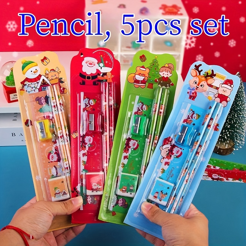 Christmas Portable 6-Piece Set of Primary School Stationery Gift Box Set  Children's Christmas Learning Gift Award Christmas Stationery Set - China  Christmas and Christmas Stationery Set price