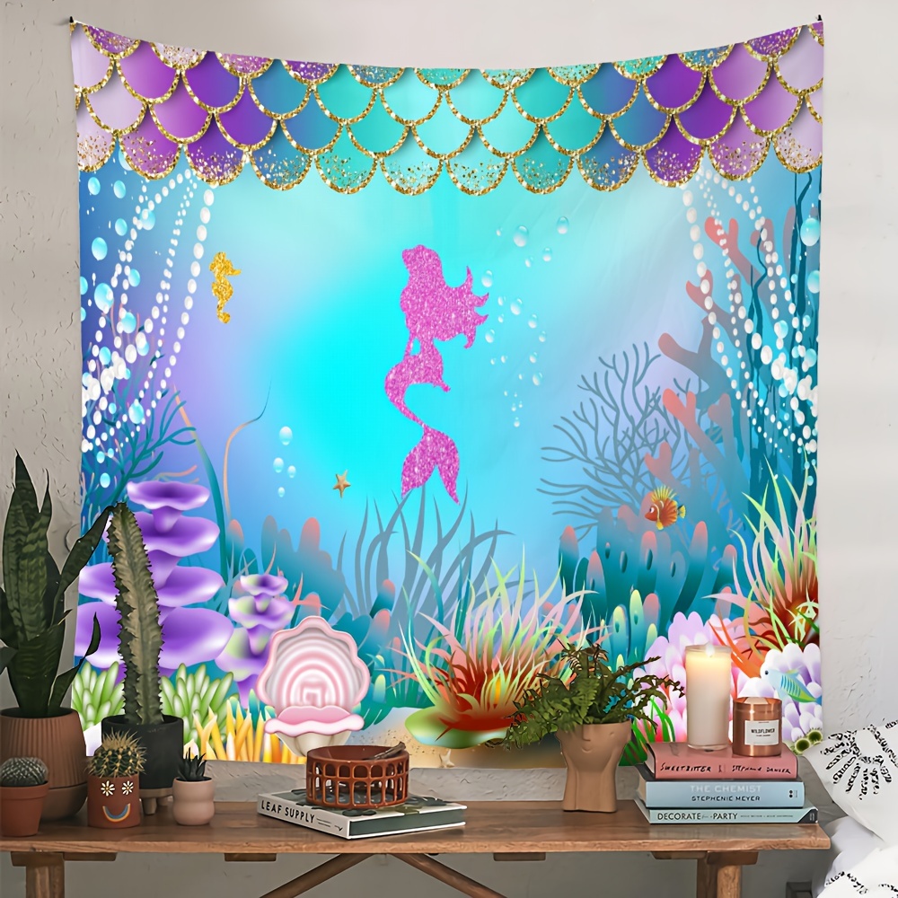 Mermaid Tapestry - Free Shipping On Items Shipped From Temu United Kingdom