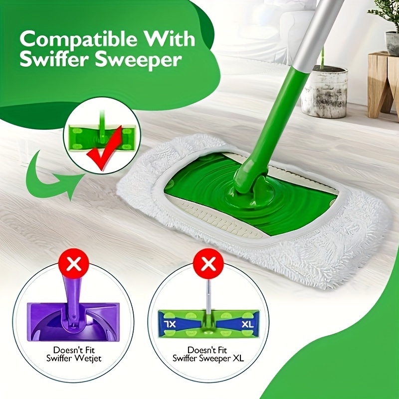 Microfiber Mop Replacement Pad Flat Floor Mop Cloth Washable - Temu