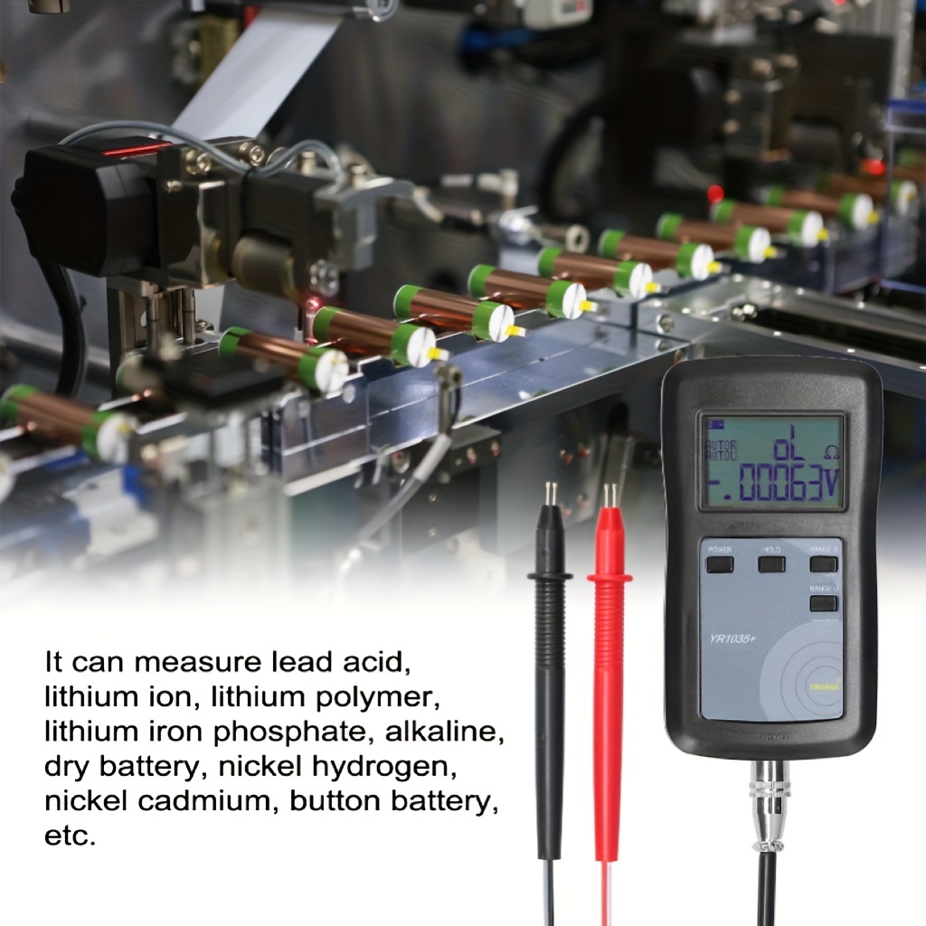 YR1035 YR1030 Lithium Battery Internal Resistance Tester 100V EMU Tester