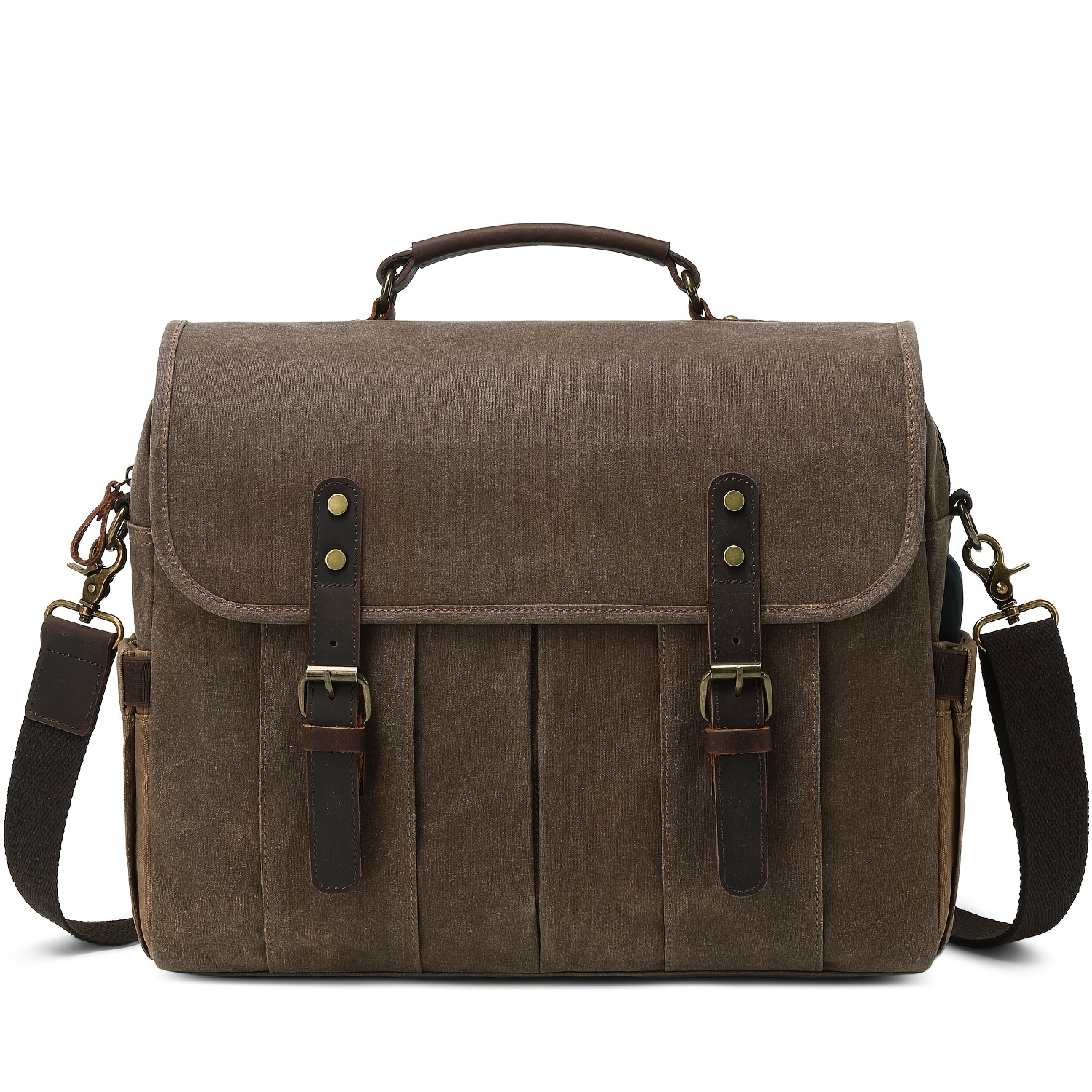 Men Messenger Bag School Shoulder Canvas Bag Vintage Crossbody Satchel  Laptop Business Bags 