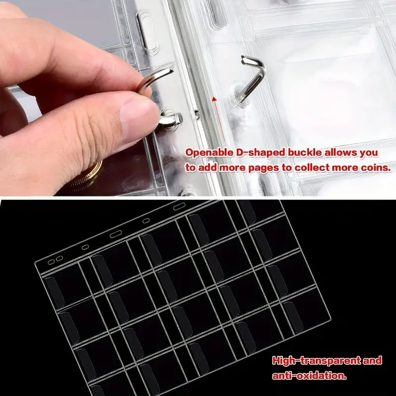Coin Collection Book Holder For Collectors 260 Pockets Coins - Temu
