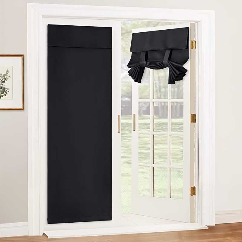 Cortina plegable, cortina de puerta con aislamiento térmico, cortinas de  privacidad, fácil instalación, para puertas traseras, puertas delanteras