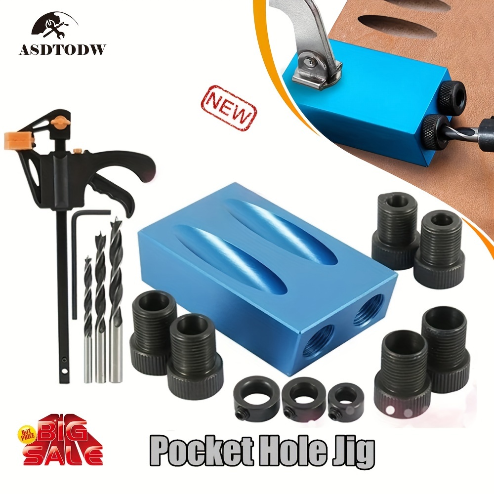 Complete Pocket Hole Jig Kit For Professional Carpentry - Temu