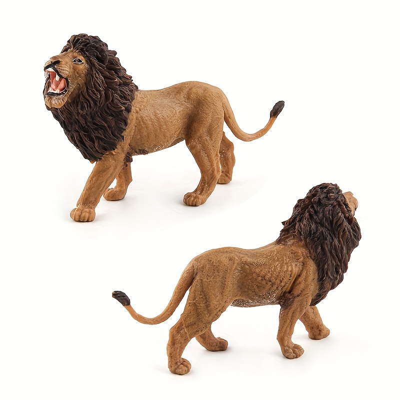 Realistic Lion Model Animal Model Toys Cute Lion Model - Temu