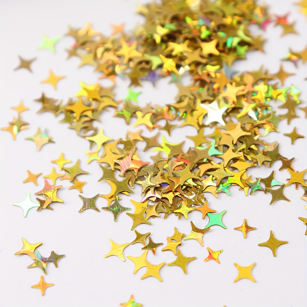 Holographic Star Shape Sequin Glitter For Resin Shaker Filler