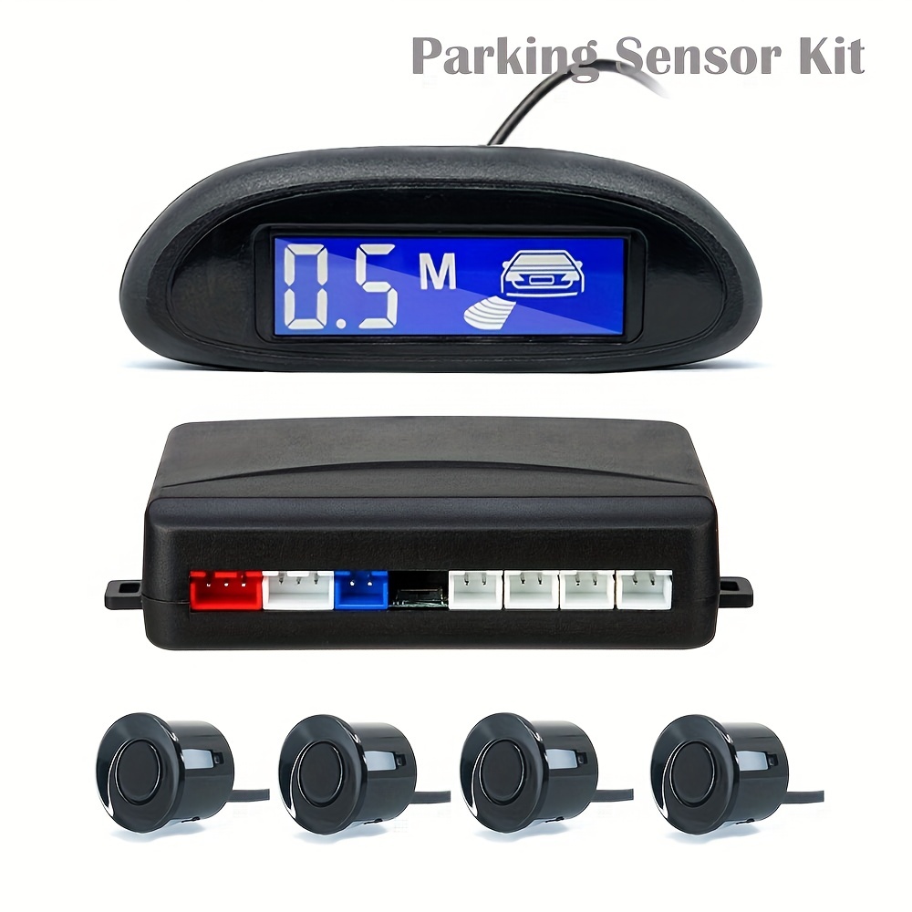 Parking Sensor Detector de carro Display de LED automático Kit de sensor de  estacionamento Assistência reversa Monitor de radar de backup Detector de  carro de estacionamento