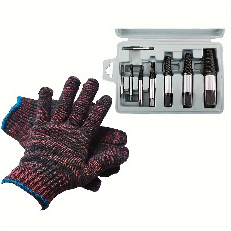 Screw Extractor Kit Alloy Steel Damaged Screw Remover Set - Temu