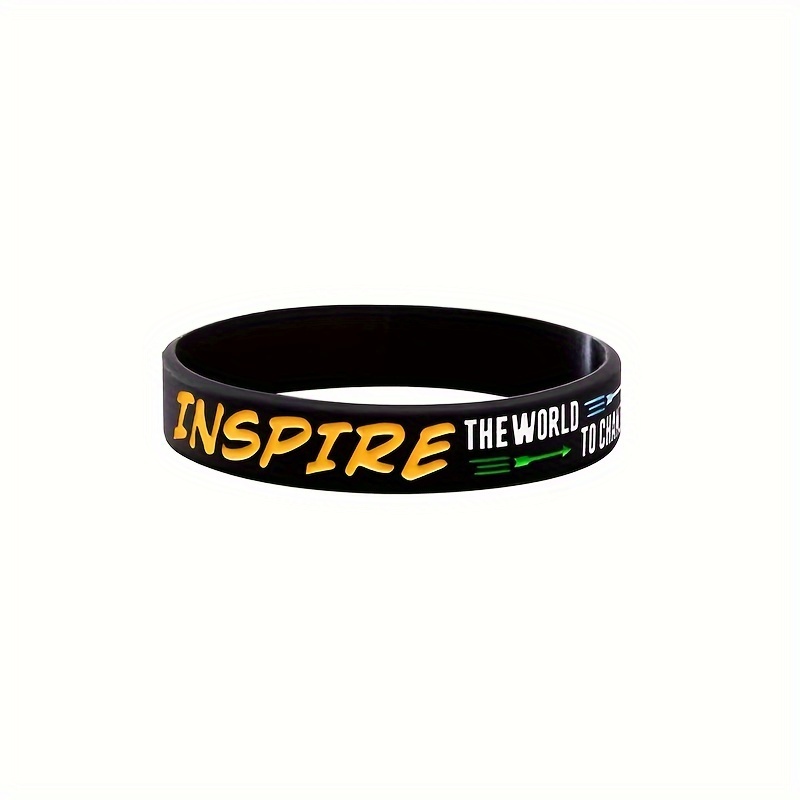 Believe rubber store bracelet