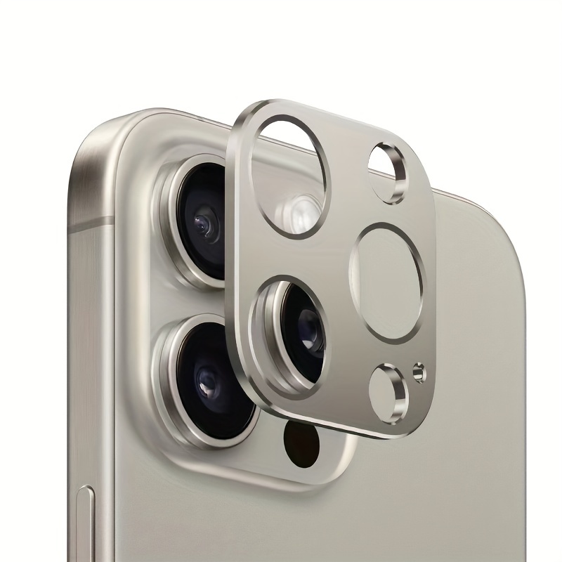 Iphone 15 Pro Max Natural Newest Camera Metal Lens Protector