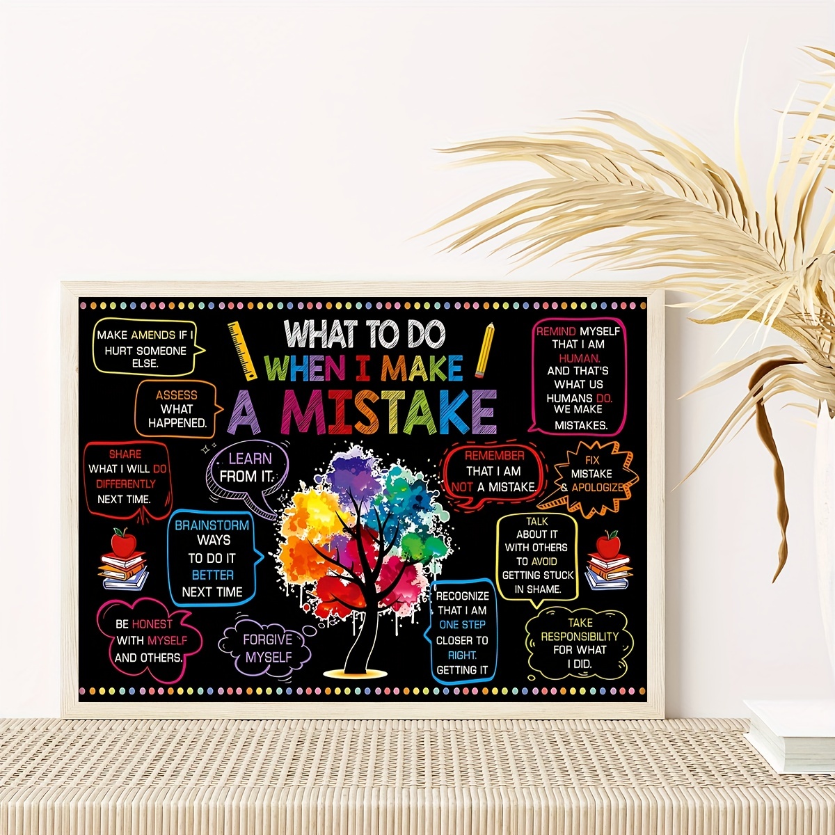 Canvas Poster: Make Amends Art Print