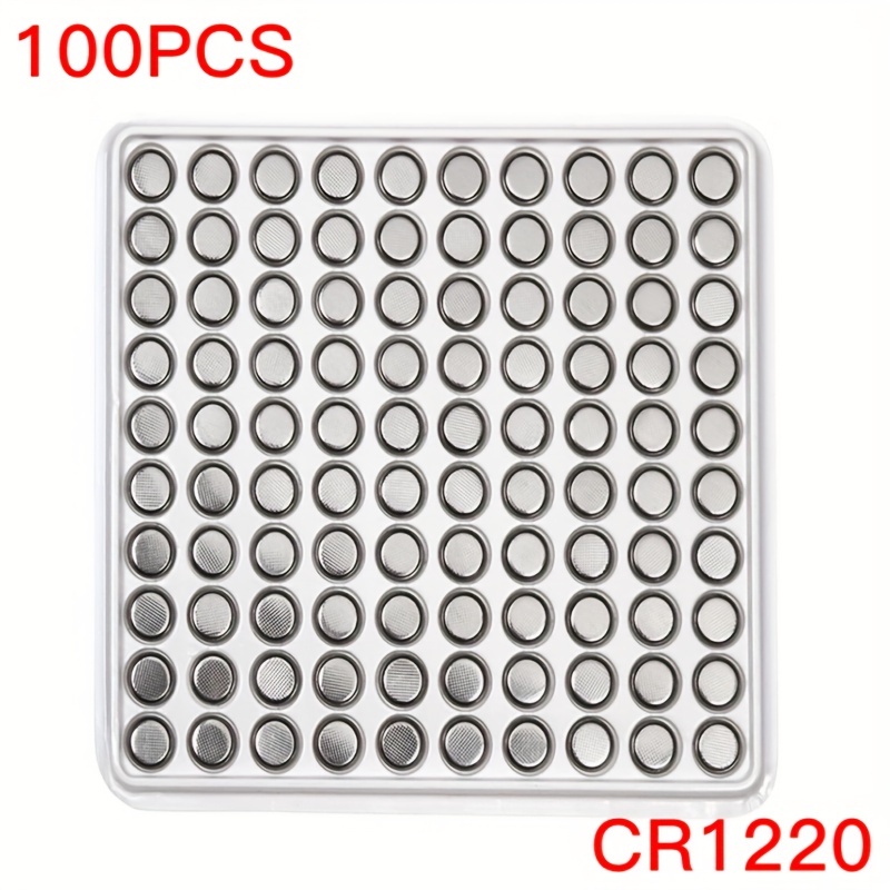 LiCB Paquete de 10 baterías de litio CR1220 3V CR 1220
