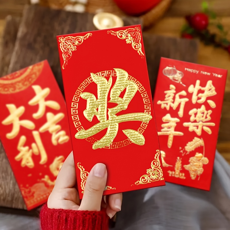 New Chinese Traditional Paper Cut Arts Design 18*9cm Red Envelope