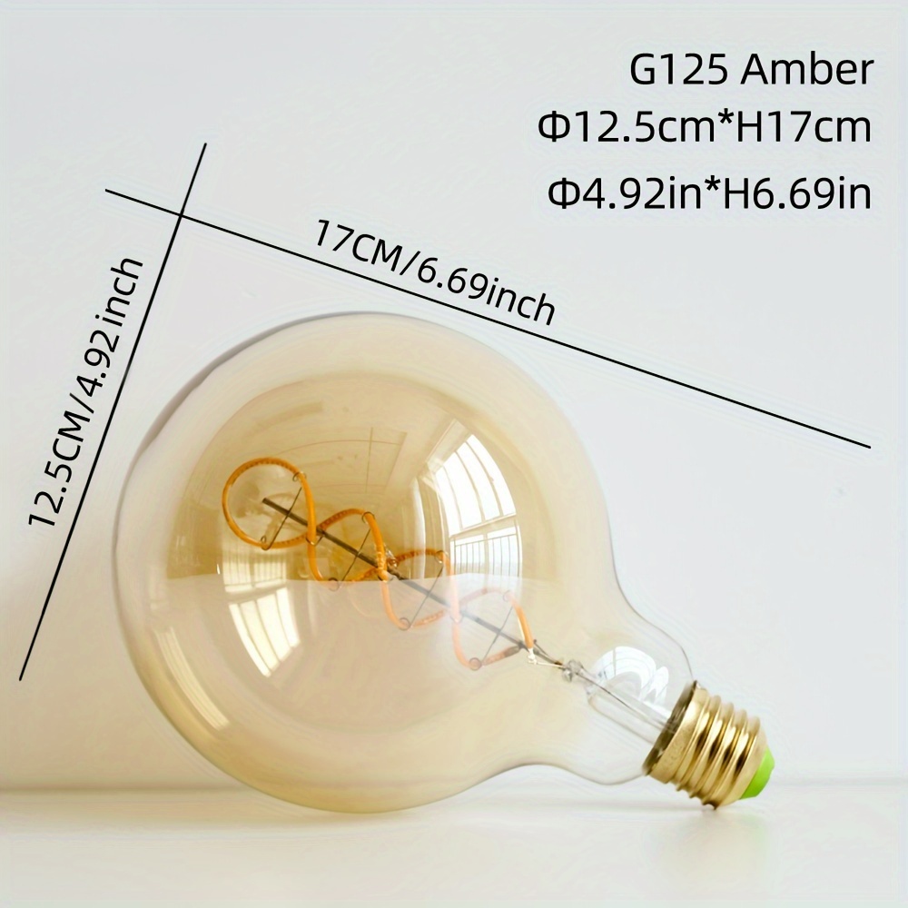 Ampoule à filament vintage G80B