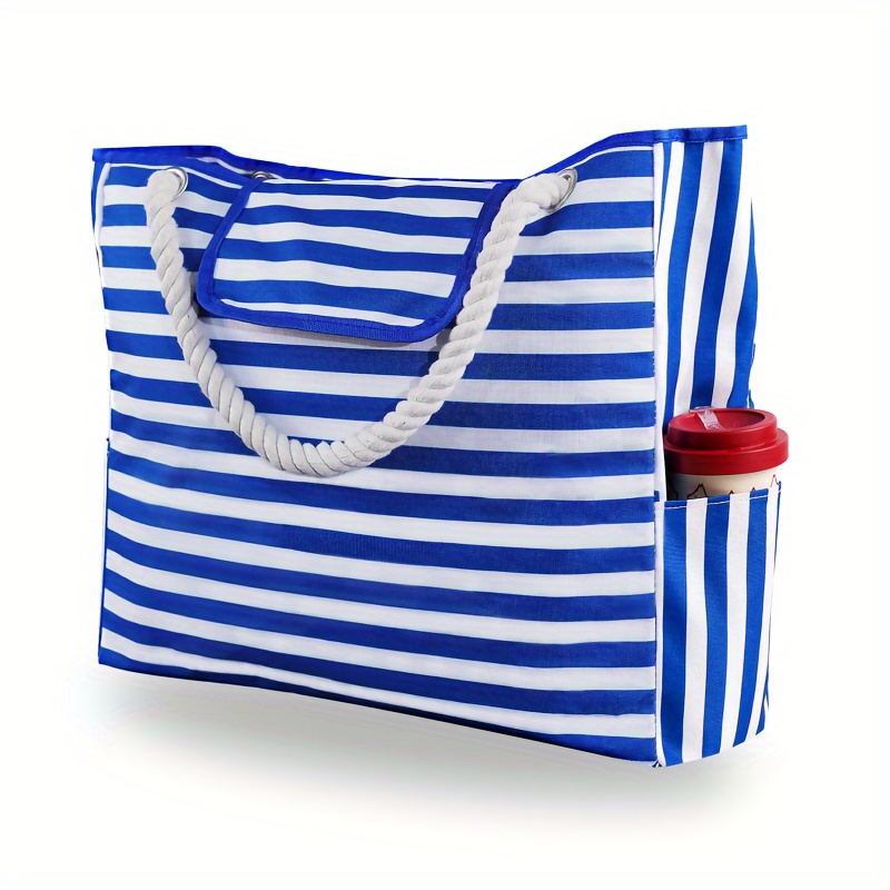 Borsa Donna Grande In Tela Spiaggia Tasche Cerniera Piscina - Temu Italy