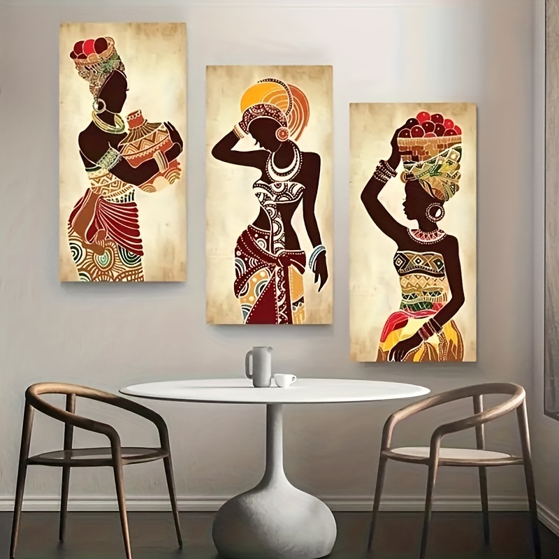 Canvas Poster Vintage Art African Black Woman Oil Painting - Temu Denmark