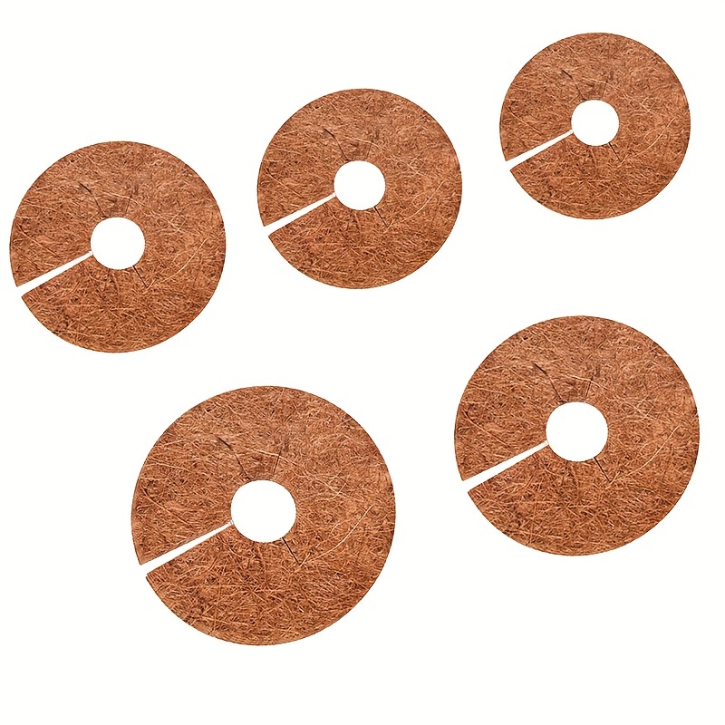 Coco Coir Mulch Ring Mat Coir Mulch Discs Coconut Fiber Tree - Temu