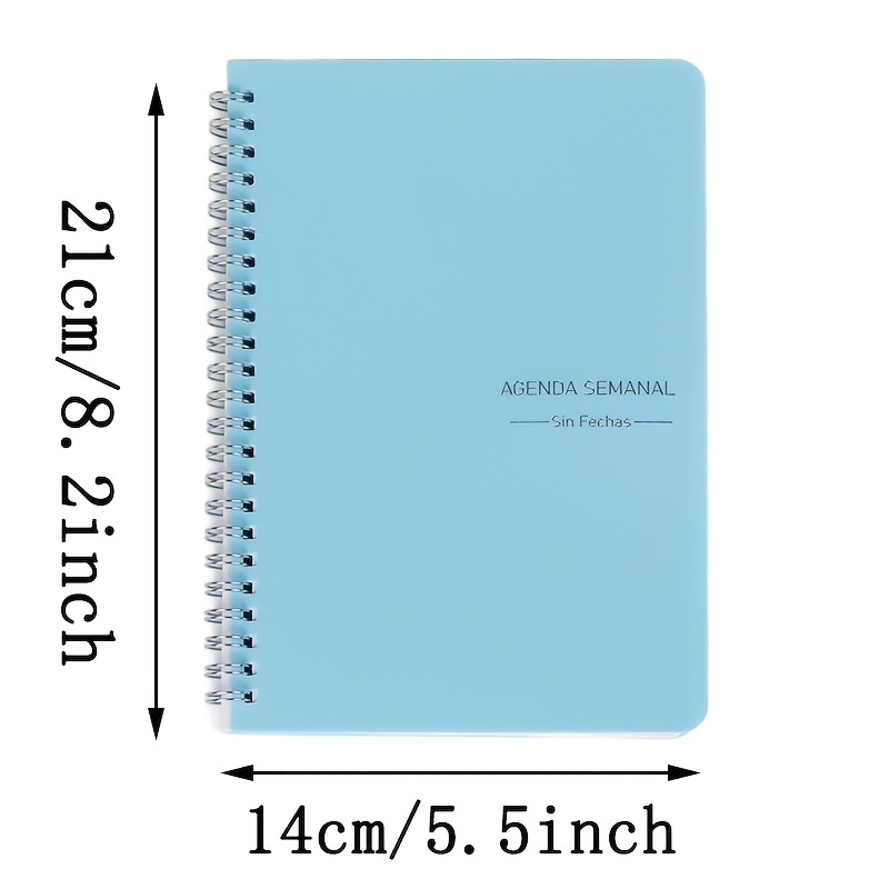 2023 A5 Spanish Agenda Notebook Bullet Daily Weekly Journal Schedule  English Planner Organizer School for Office Stationery