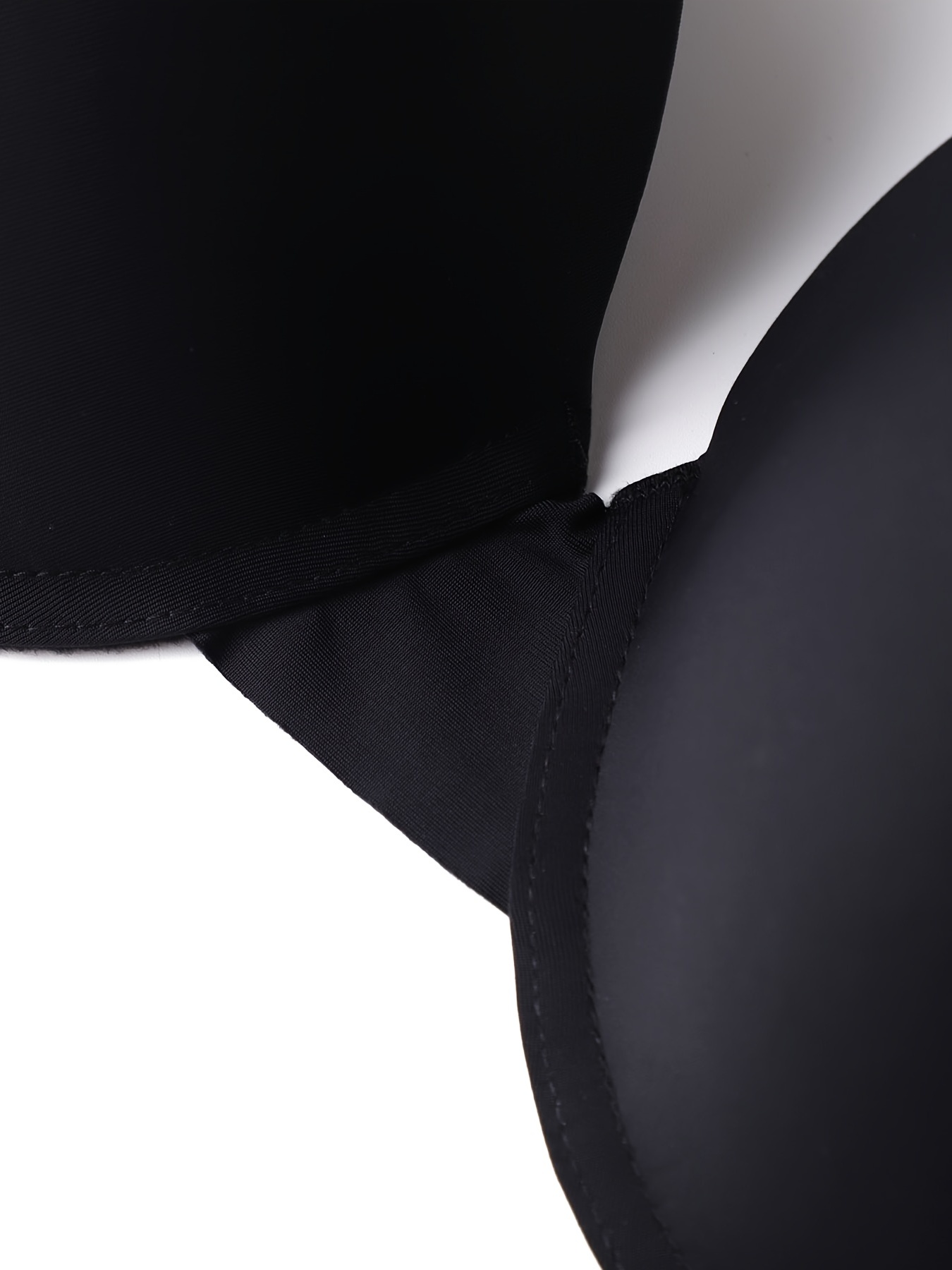 Underwear for Women Plus Size Full Coverage Microfiber Underwire Everyday  Smoothing Tshirt Bra - 38DD Black