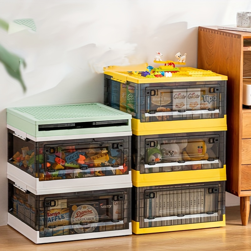 Clear Toy Storage Box With Lid Dustproof Storage Box For - Temu