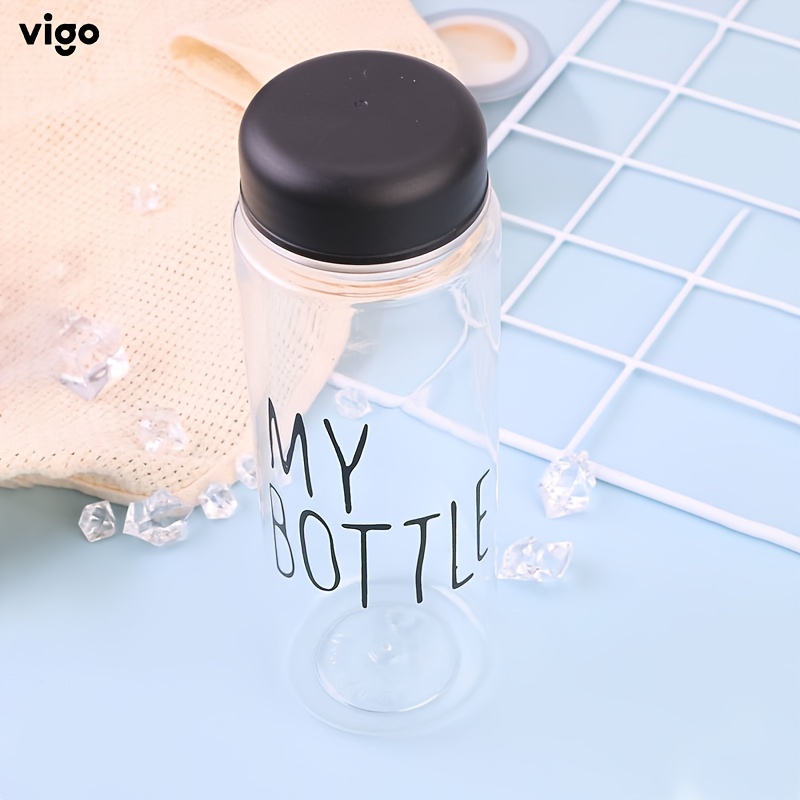 1pc, VIGO Water Bottle, 500ml/17oz Strawberry Pattern Water Cups, Square  Transparent Clear Water Pitcher, Cute Kawaii Summer Drinkware, Kitchen  Gadget