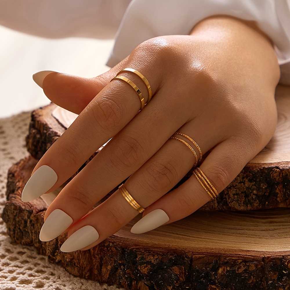 Boho Gold Stacking Rings For Women Gold Knuckle Rings Set Simple Star Moon  Flower Rings For Teen Girls Stackable Aesthetic Rings Gifts For Teen Girls
