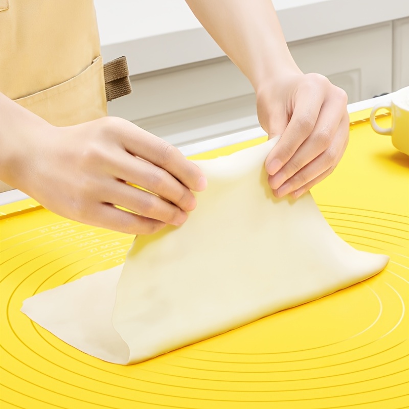 1pc Silicone Baking Mat Kneading Dough Mat Easy-to-store Thinly