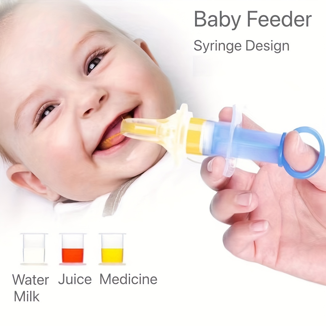 Wabjtam Seringue d'alimentation orale pour bébé avec sucette pour médicament  liquide pour bébé Distributeur de médicaments pour bébé Seringue pour bébé  Seringue pour nouveau-nés 3pac