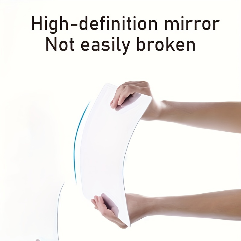 Self Adhesive Mirror Stickers Flexible Mirrors Sheets Cuttable DIY