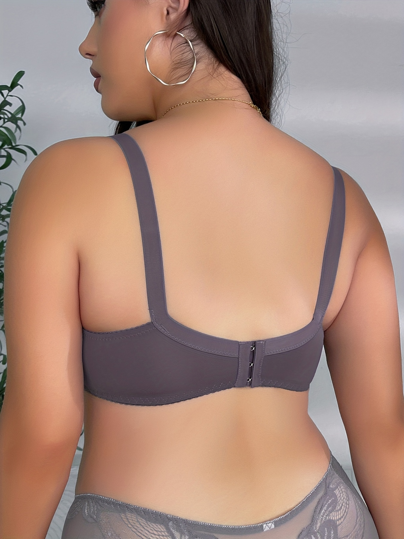 sensitives Solid Plus Size Bra Light and Better Sexy Palestine