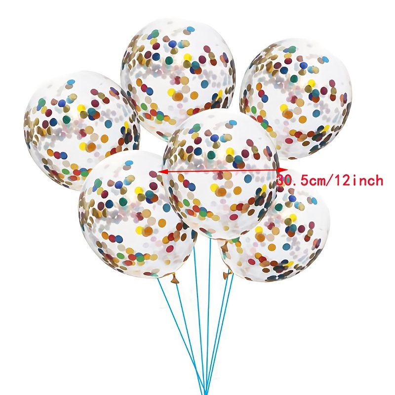 10 PCS colorée Confetti ballon de fête d'anniversaire de mariage