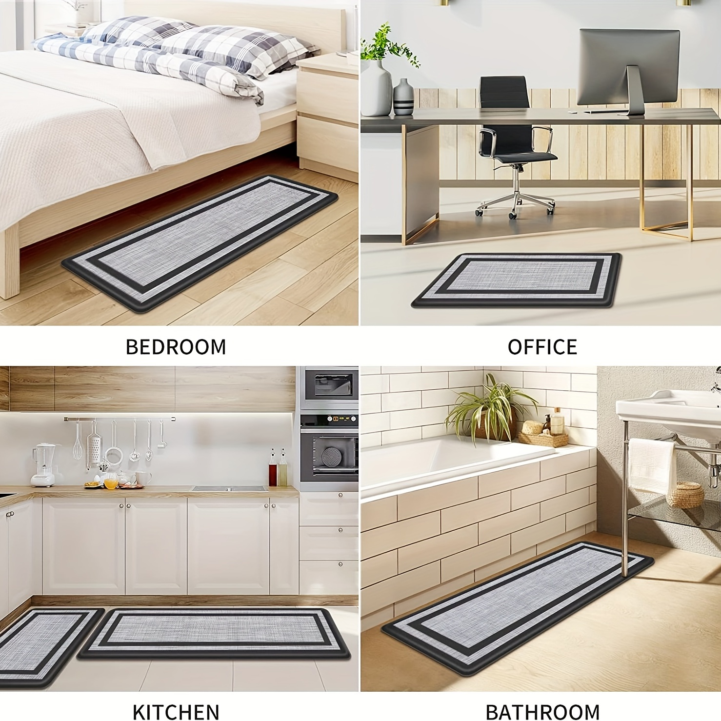 Non-slip, Waterproof, And Dirt-resistant Kitchen Floor Mat - Machine  Washable And Perfect For Living Room, Laundry, And Bathroom - Enhance Room  Decor And Protect Floors - Temu