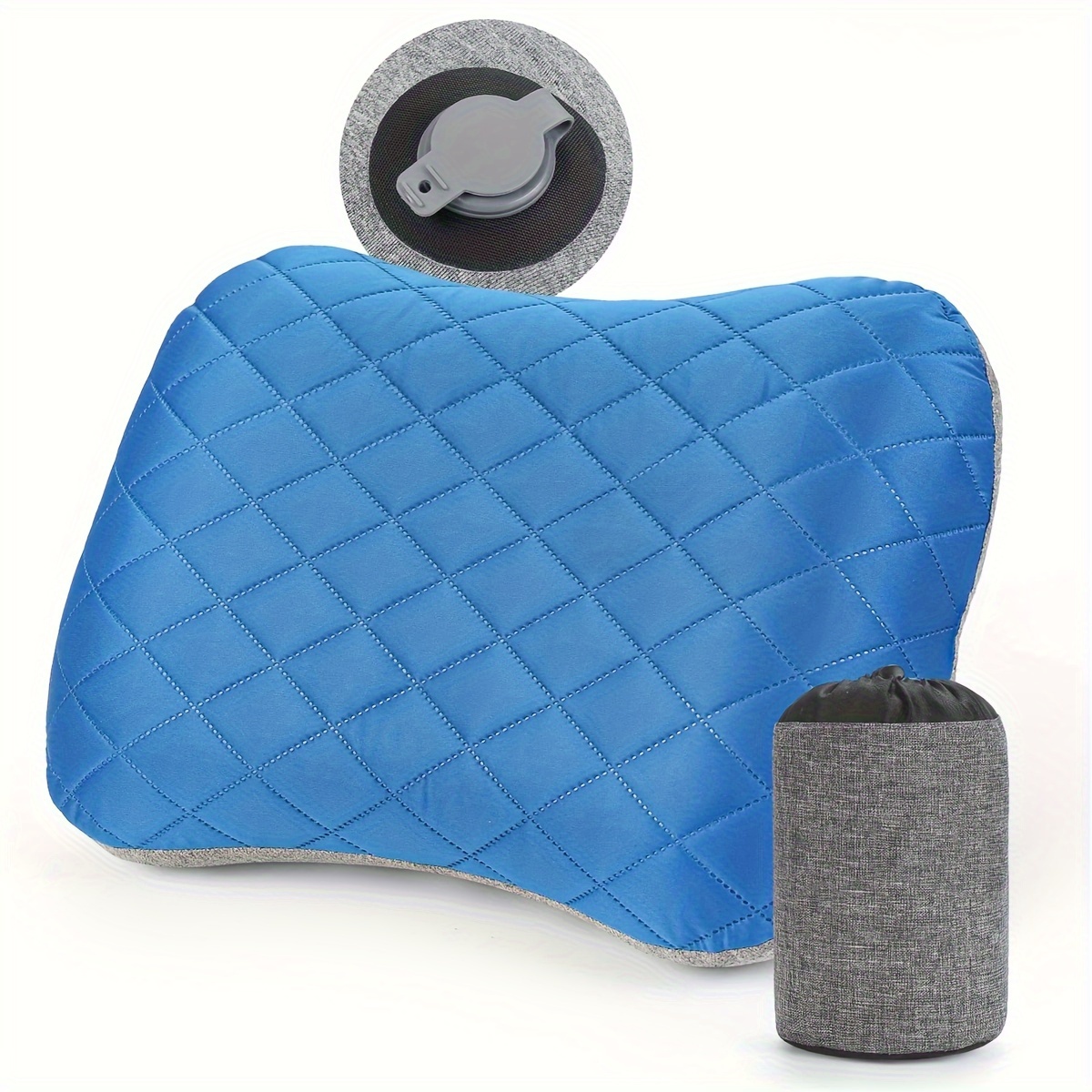 Portable Inflatable Nap Pillow For Outdoor Camping And Travel Comfortable  And Supportive Sleep Anywhere - Sports & Outdoors - Temu