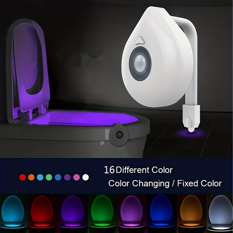 LED Toiletten Nachtlicht Lampe, Lampe für Mehrfarbig Klo Sitz Beleuchtung