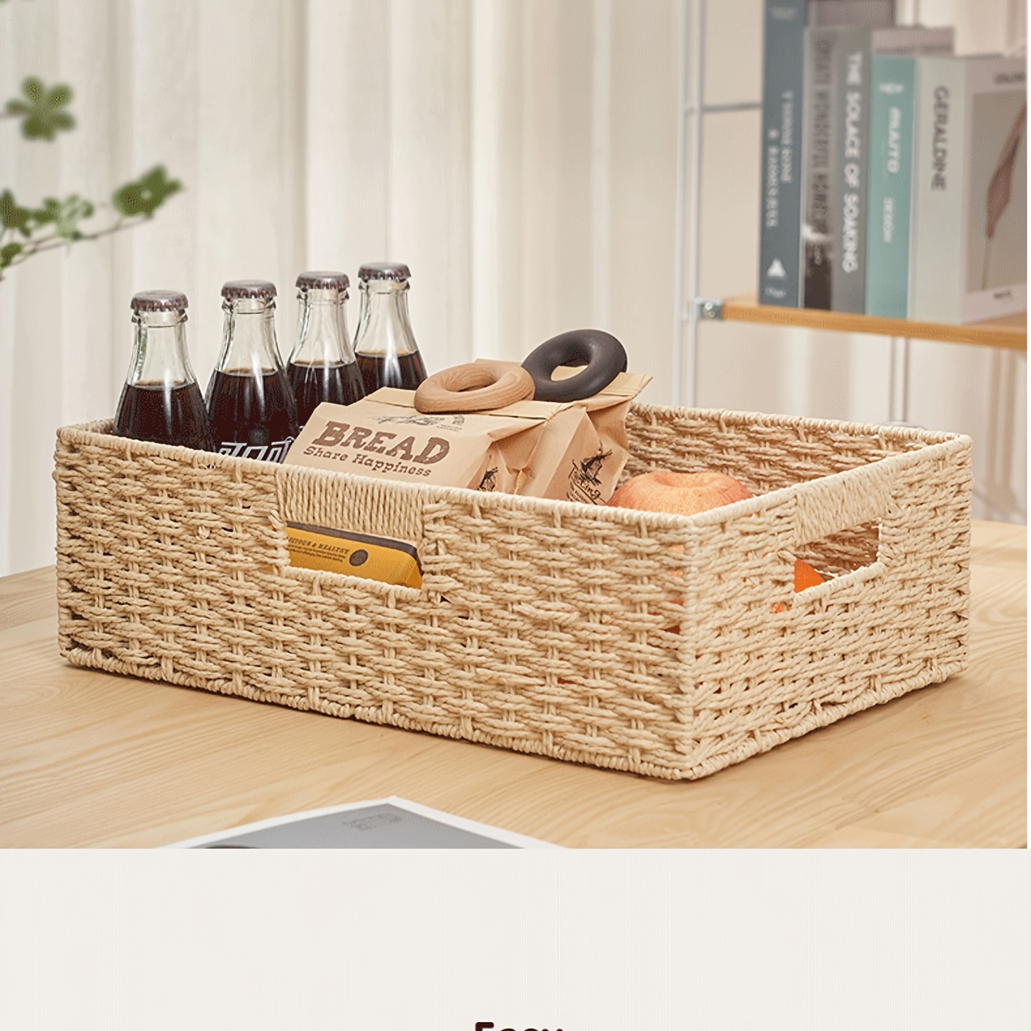 Wicker Storage Baskets for Shelves & Closets
