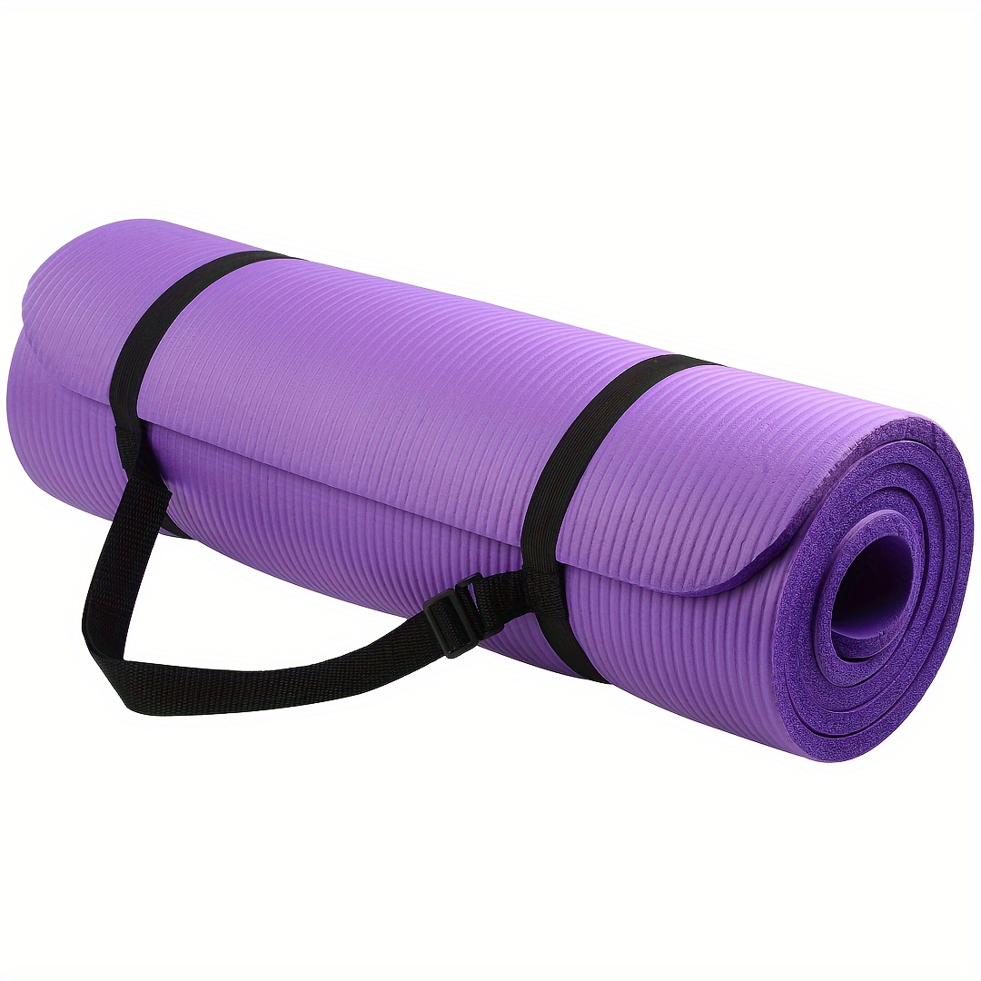 Yoga Mats For Home Workout TPE Exercise Yoga Mat Pilates Mat Thick Fitness  Mat With Carrying Strap Reusable Gym Mat For Women - AliExpress