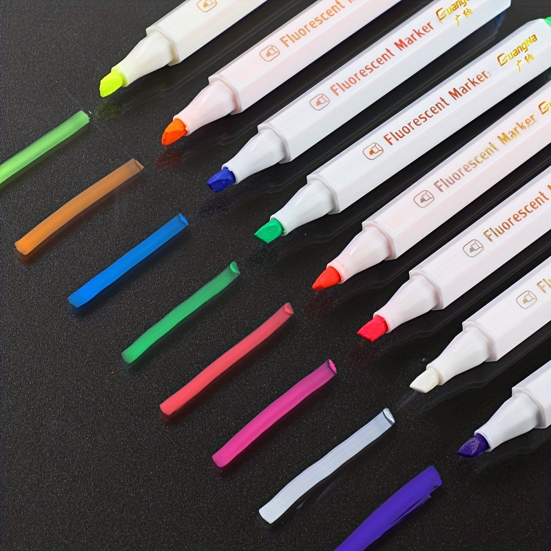 Haile – stylo marqueur Fluorescent effaçable, stylo à surligneur
