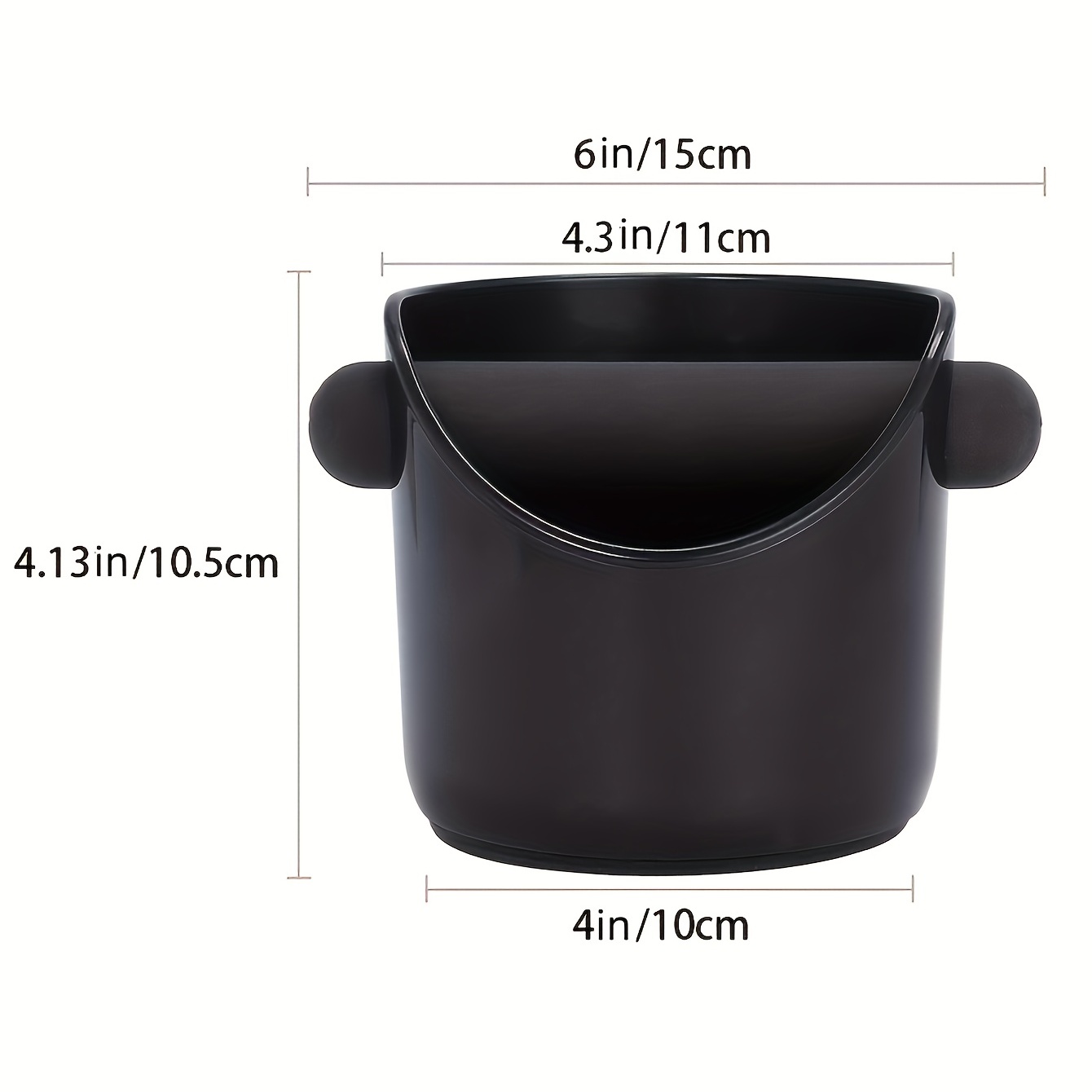 Coffee Grounds Bucket, Coffee Knock Box, Espresso Grounds Knock Box, Coffee  Powder Knocking Ground Box, Semi-automatic Coffee Machine Accessories  Desktop Grounds Basin, Coffee Accessories - Temu