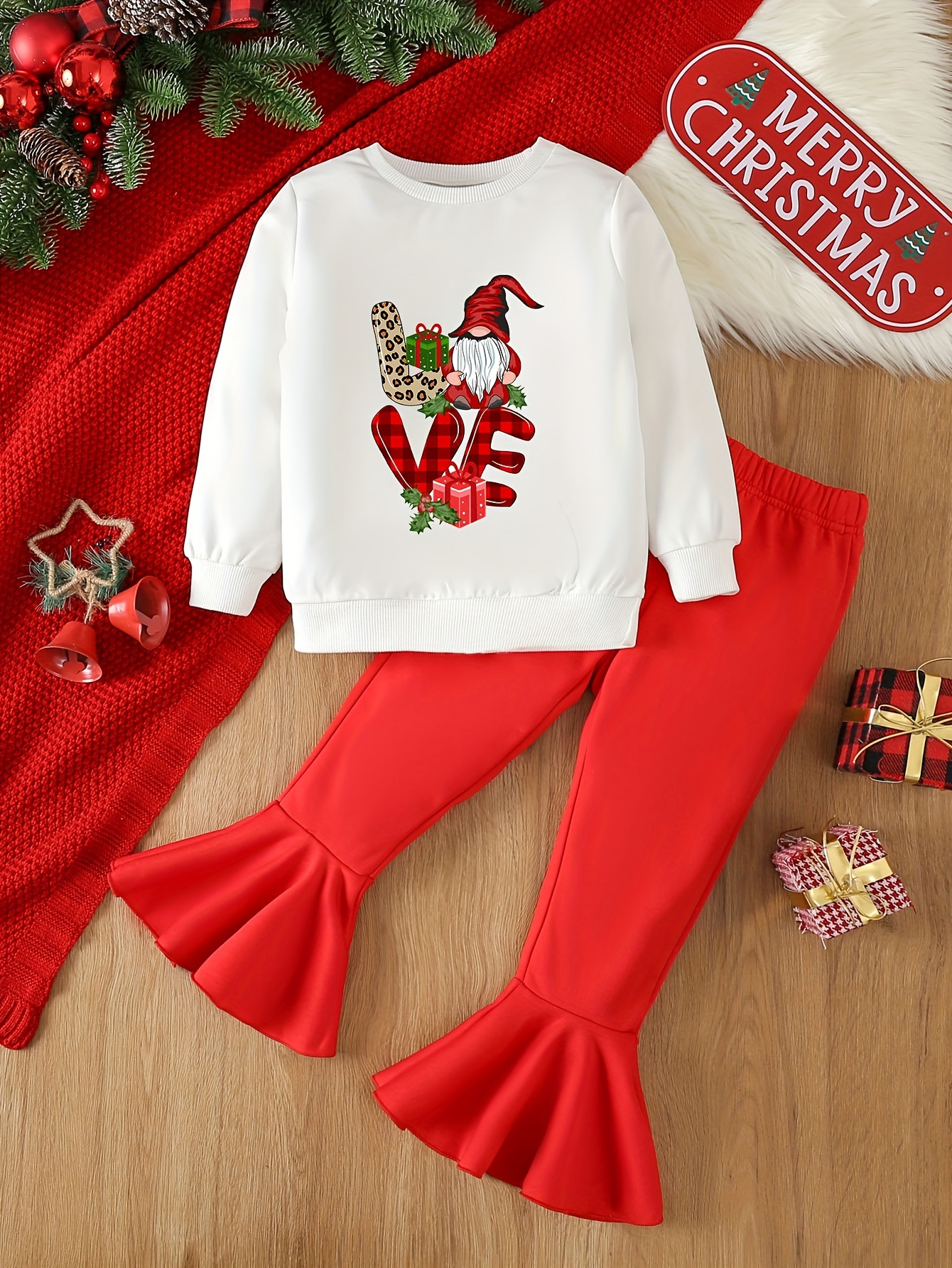 CHRISTMAS Day Outfit Christmas LEGGINGS Xmas Clothing Kids Christmas GIFT  Christmas Jumper Unisex Kids Cute Unisex Baby Christmas Outfit -  UK