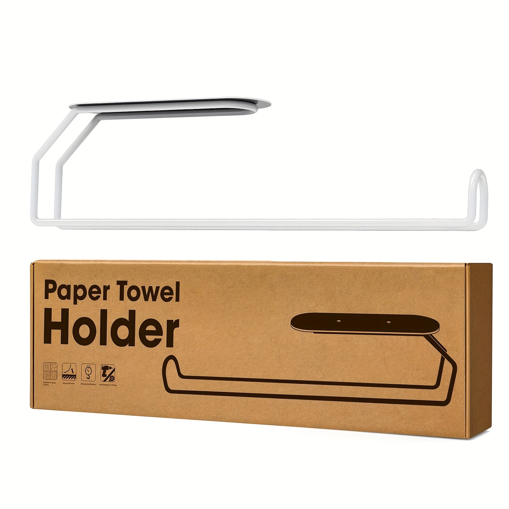 Durable Self adhesive Tissue Holder For Under Cabinet - Temu