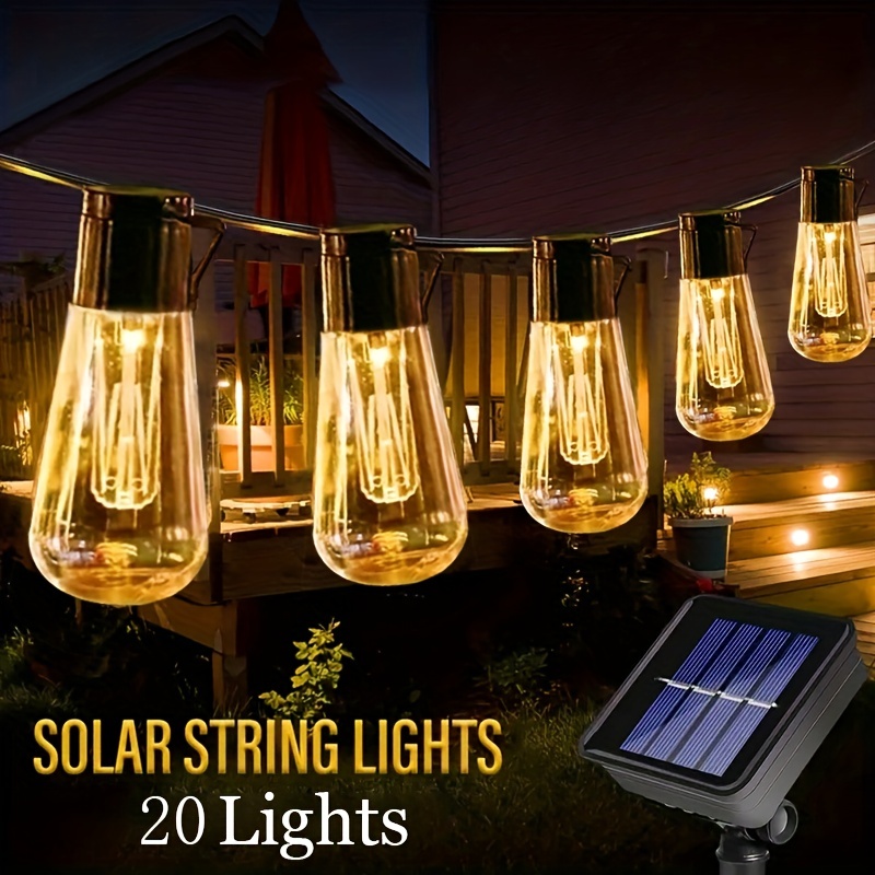 Solar Lichterkette Lampion mit 20 LEDs