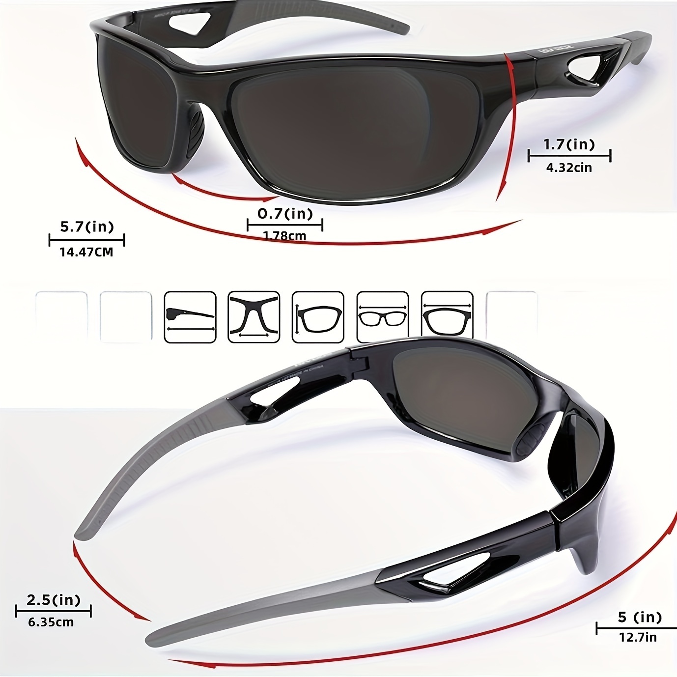 Sunglasses Tr90 Frame Lens Men  Unbreakable Sunglasses Mens