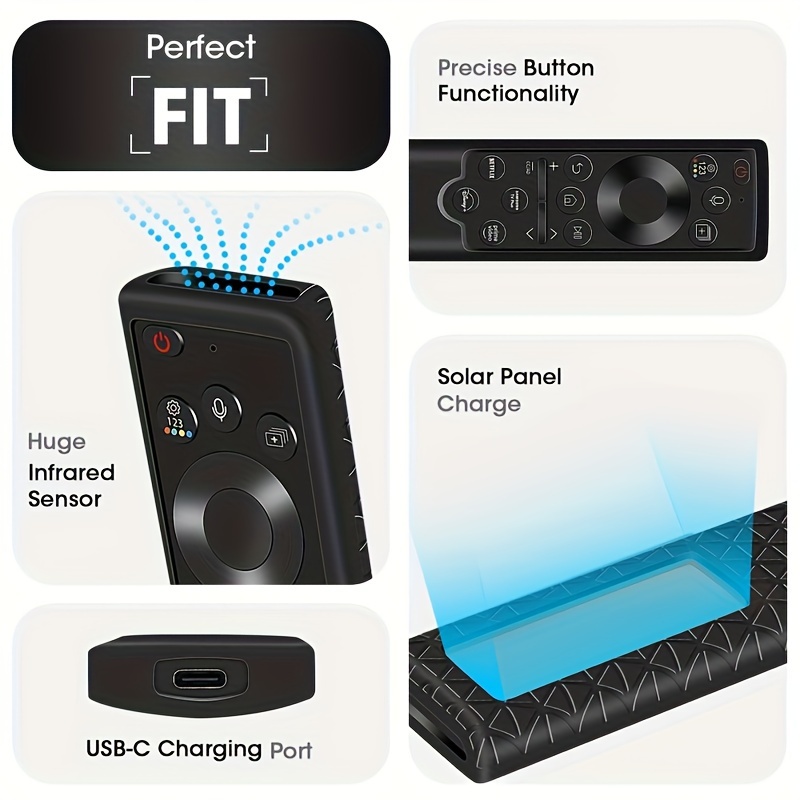 Acheter Étui de protection en Silicone pour télécommande TV, housse  anti-poussière Compatible avec Samsung BN59-01265A BN59-01357A BN59-01390A  RMCSPB1FP1